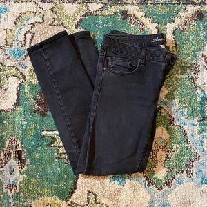 American Eagle - black super stretch skinny jeans